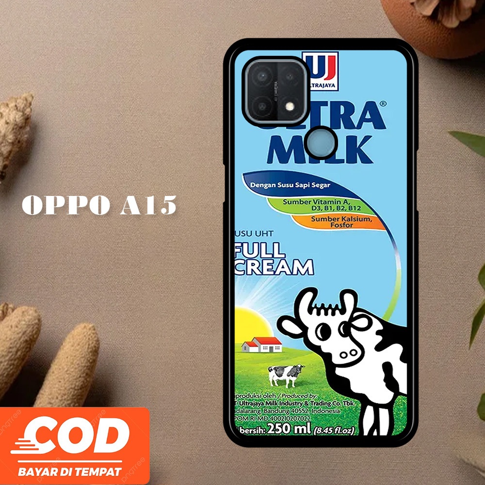 [A15] Ultramilk Casing OPPO A15 Case Pelindung Hp Keren Lucu Viral Unisex Terbaru