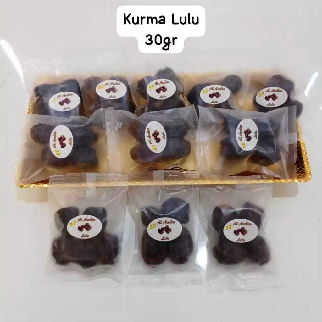 

Kurma kheneizi-Lulu kemasan mini 30gr II Oleh Oleh Haji dan Umroh