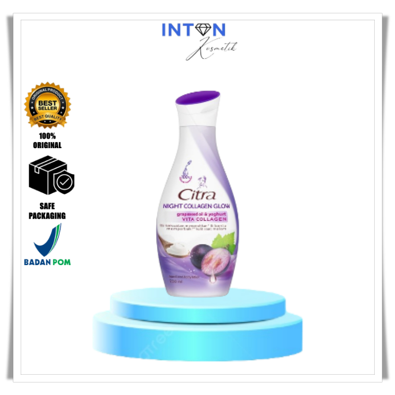 CITRA NIGHT COLLAGEN GLOW | Hand & Body Lotion 210 ml | Citra Body Lotion 10x Mencerahkan & Memperba