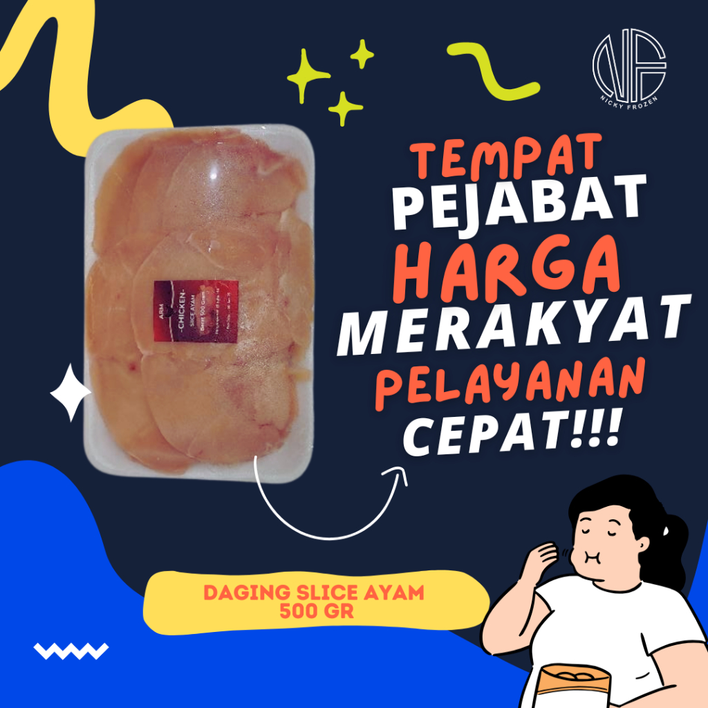 

DAGING SLICE AYAM 500 GR