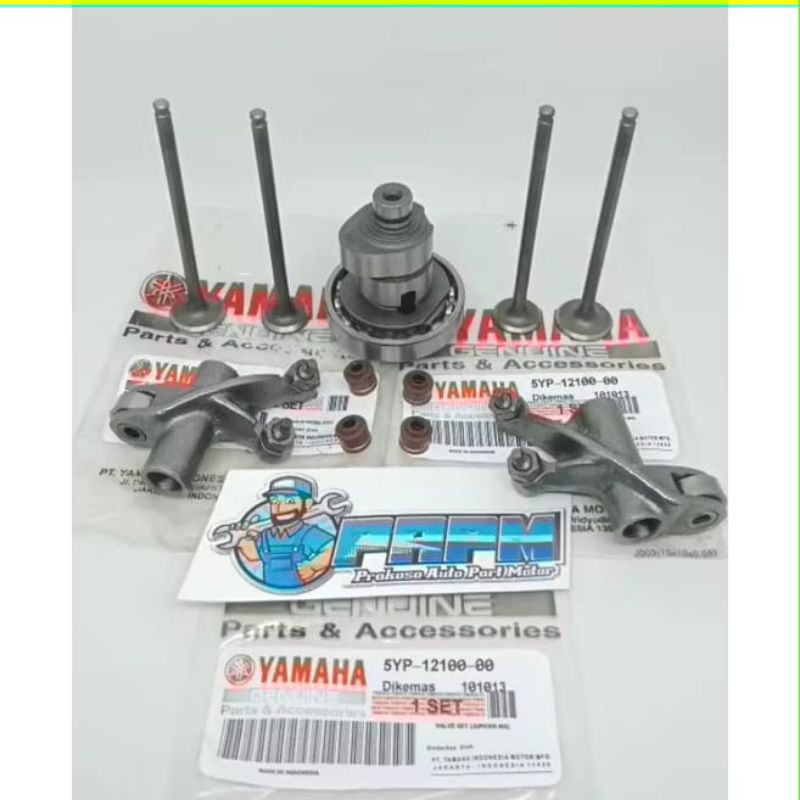 Noken As + platuk klep + klep set + seal klep Jupiter MX Old Lama MX new vixion old lama