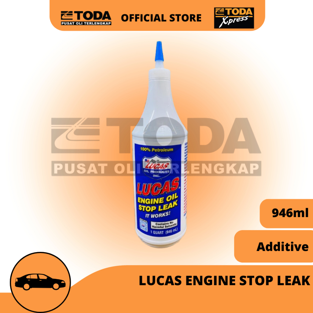 Lucas Engine Oil Stop Leak 946ml Original Cairan Anti Rembes