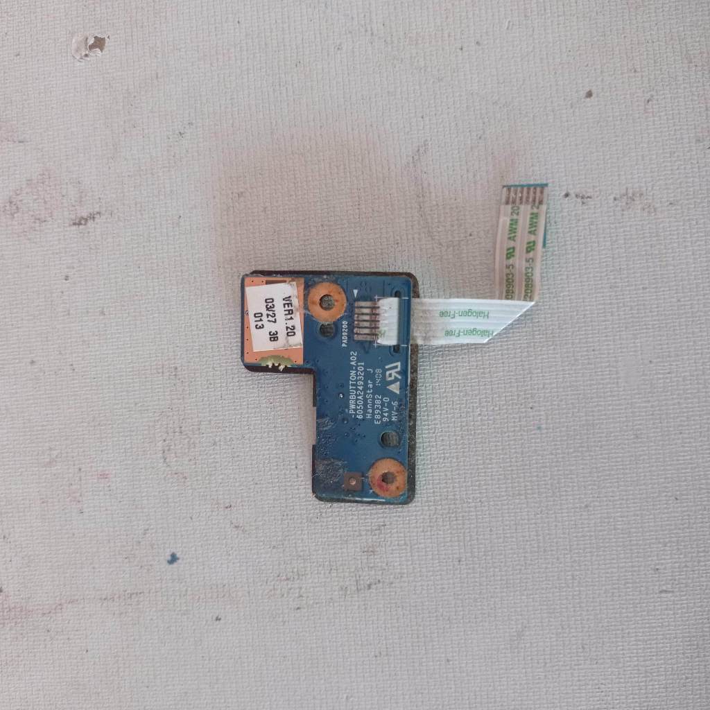 Tombol Power Laptop HP 1000 1b09AU Switch On Off Second Bekas 88