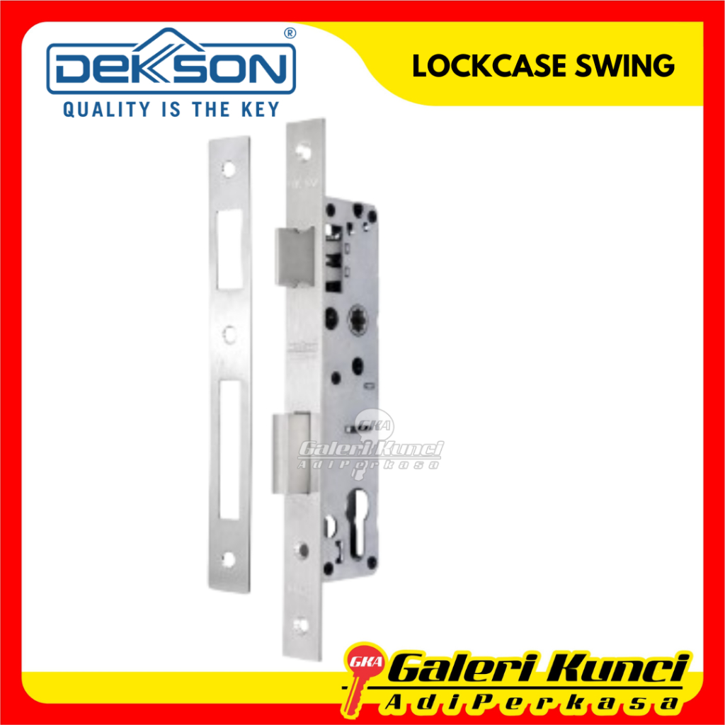 Lockcase Dekson Dekkson MTS IL DL 84030 SSS Mortise Lock Swing Body Kunci Pintu Alumunium