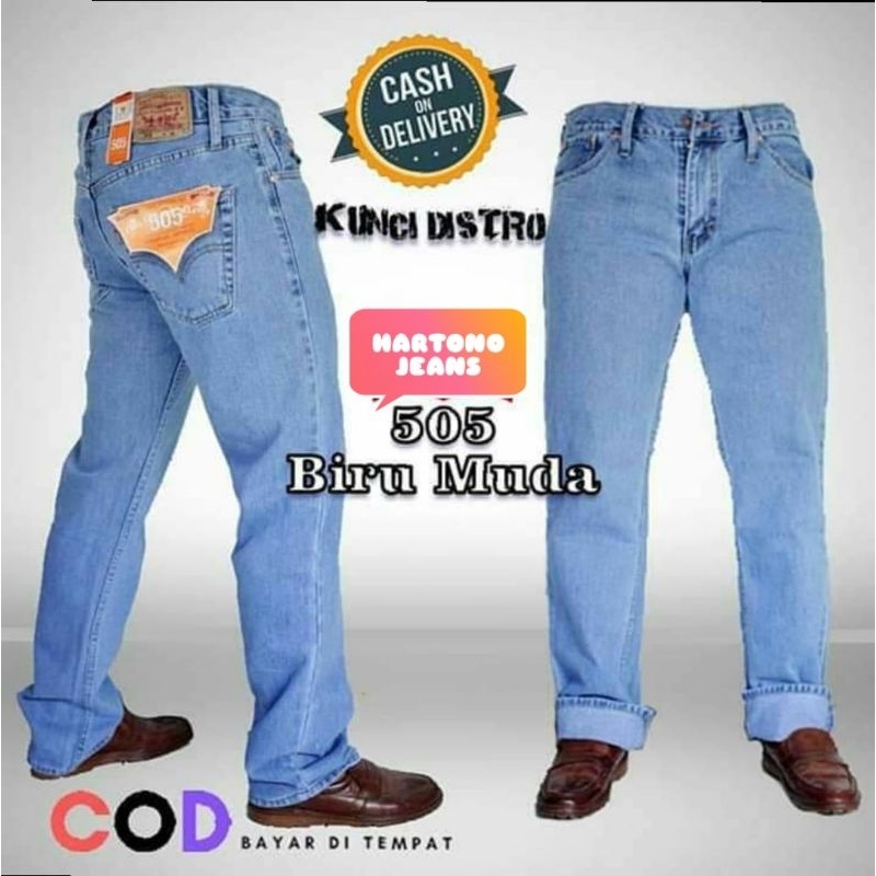 FAVORIT celana jeans 505 size 27-44 big size / celana panjang jeans pria / celana panjang 505 pria /