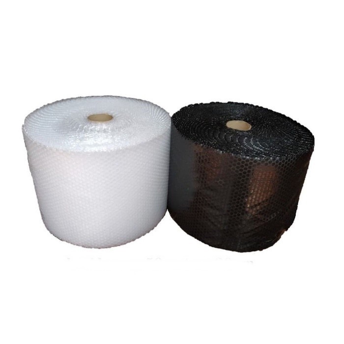

BUBBLE WRAP HITAM BENING KUALITAS TEBAL PREMIUM UKURAN 30CM X 50M