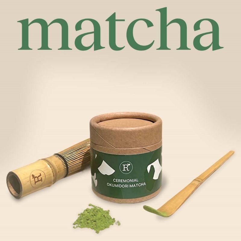 

Bubuk Teh Hijau Matcha Ceremonial Okumidori Grade