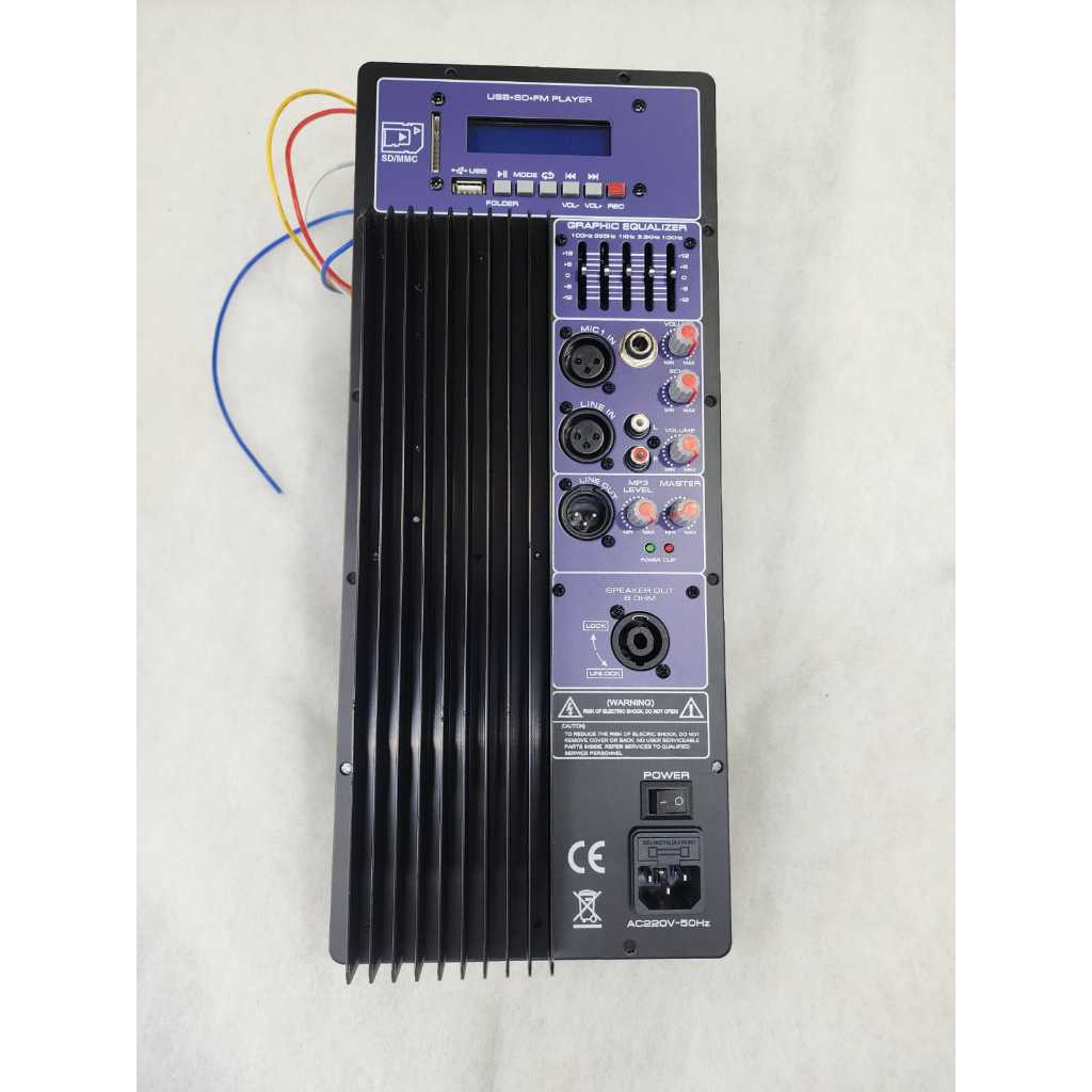Kit Power Aktif UNGU EQ + Bluetooth + Usb -- PA15-250E2