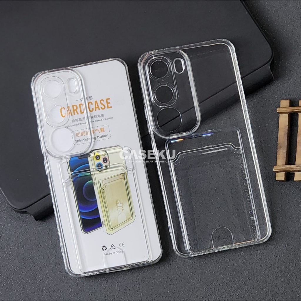 Vivo V40 Lite Vivo V25 Pro Vivo V29E Vivo V30 Vivo V30 Pro Vivo V30E Card Case Clear / Slot Kartu Be