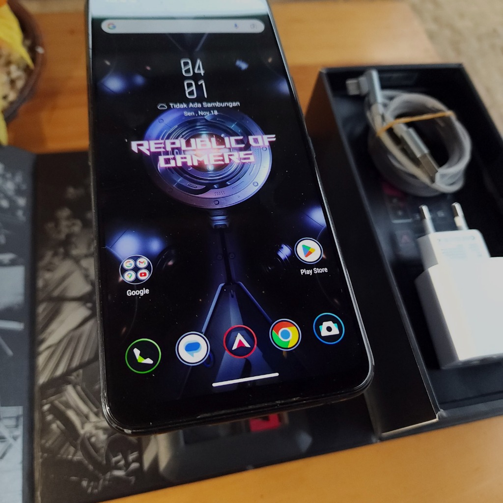 ASUS ROG PHONE 5 SECOND 8/128GB HANDPHONE SECOND HP SEKEN HP BEKAS HP MURAH