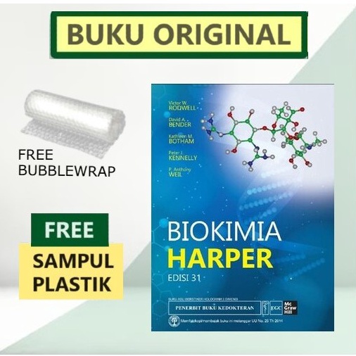 KODE Q46R BIOKIMIA HARPER EDISI 31  ORIGINAL  FREE SAMPUL