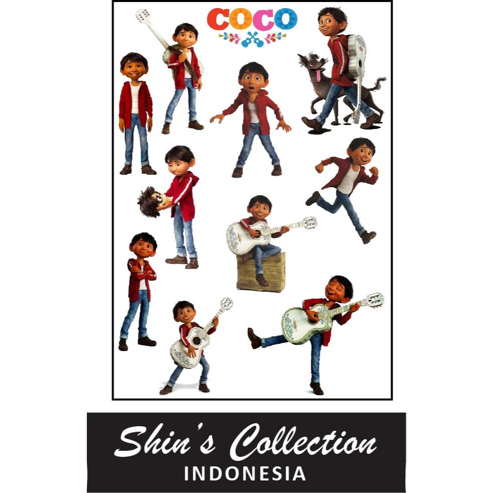

Sticker stiker Coco the movie disney 1 pc