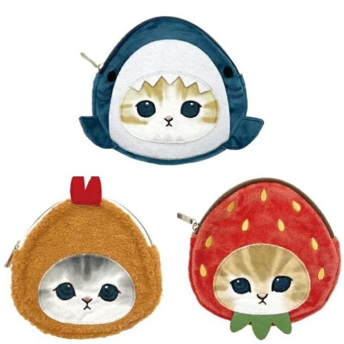 KODE T8Q Mofusand Plush Pouch Dompet plush mofusand