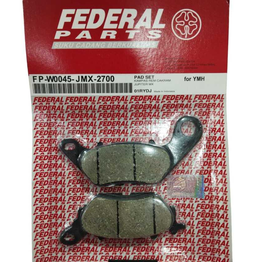 Federal MX,Vixion, Byson, Mio J, Belakang NMAX Kampas Rem Cakram Depan,Diskpad JMX-2700