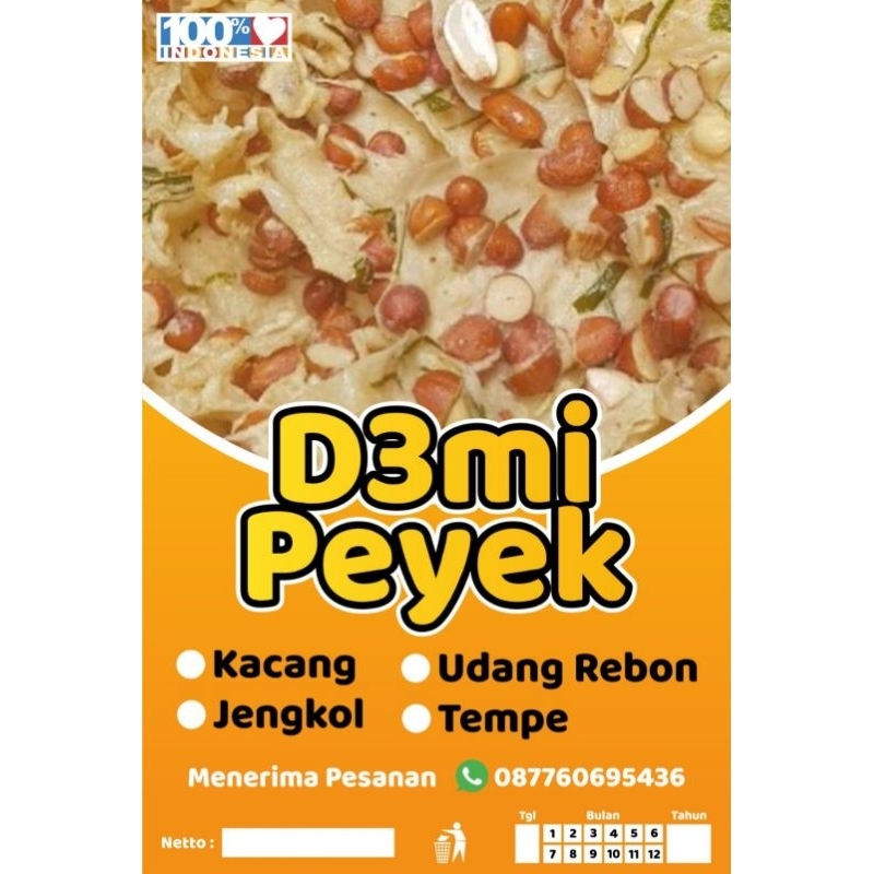 

D3mi peyek (Enak, gurih,renyah)