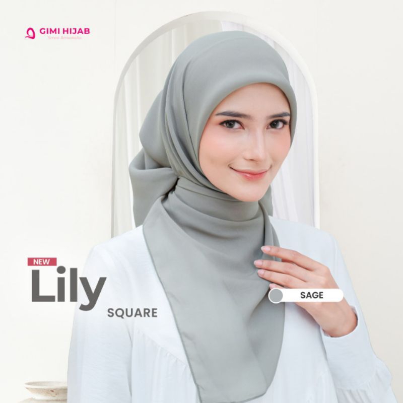 Lily Hijab Square by GimiHijabHijab berkualitas butik dari Gimi Hijab, cocok banget di pakai dengan 