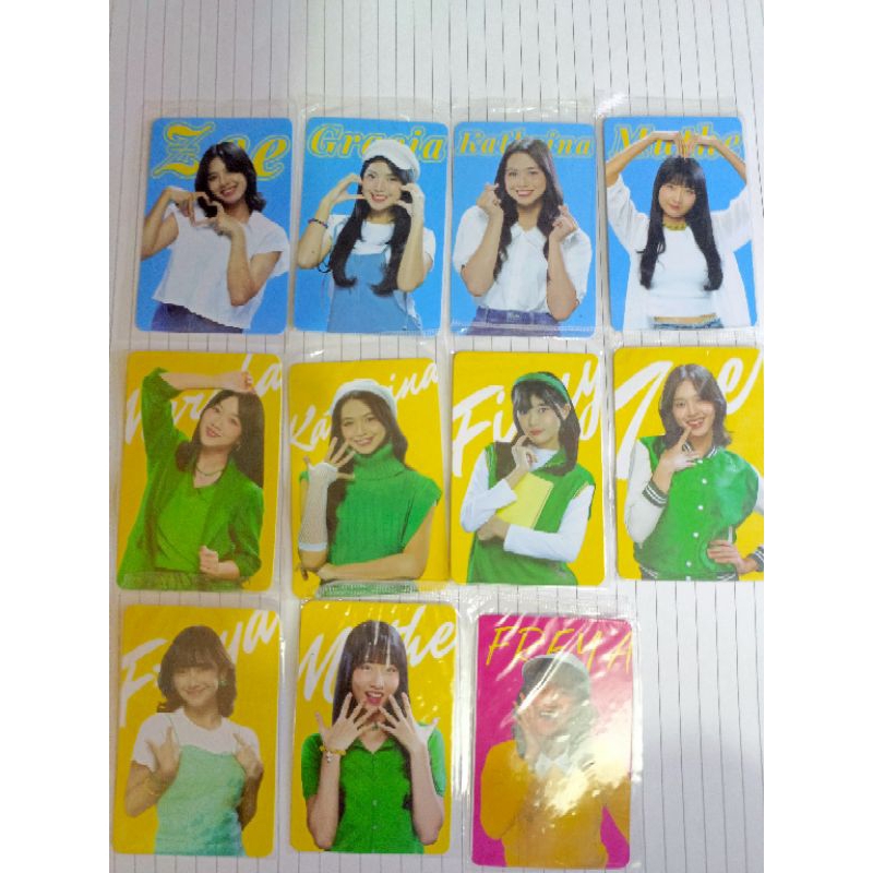 Photocard ofc japota x jkt48 (Photocard japota x jkt48 terbaru 2024)