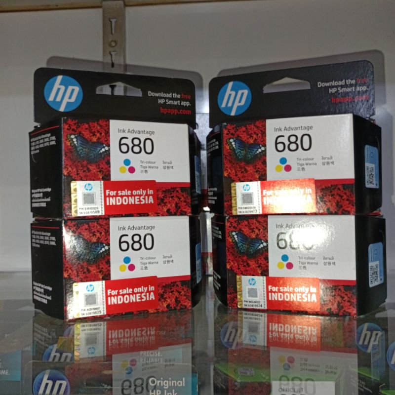 TINTA CARTRIDGE HP 680 COLOUR Original Hp Deskjet ink Adcantage 2135