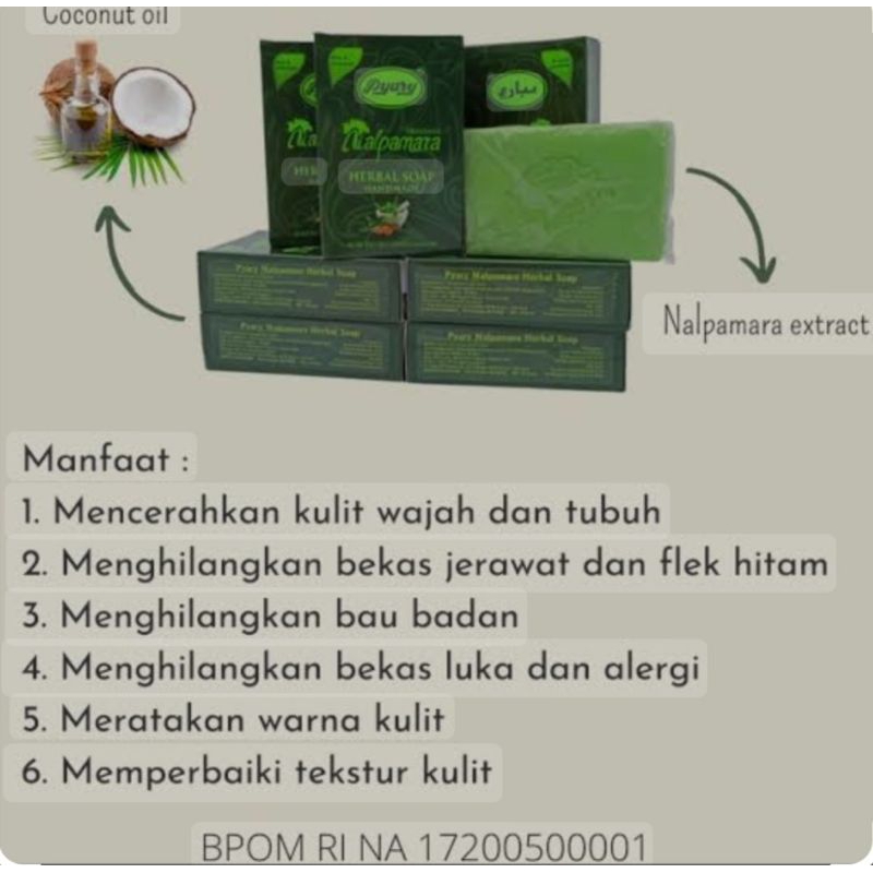 Sabun Nalpamara Arab original 100%