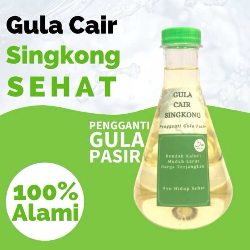 

Gula Cair Singkong Pengganti Gula Pasir 450 ML