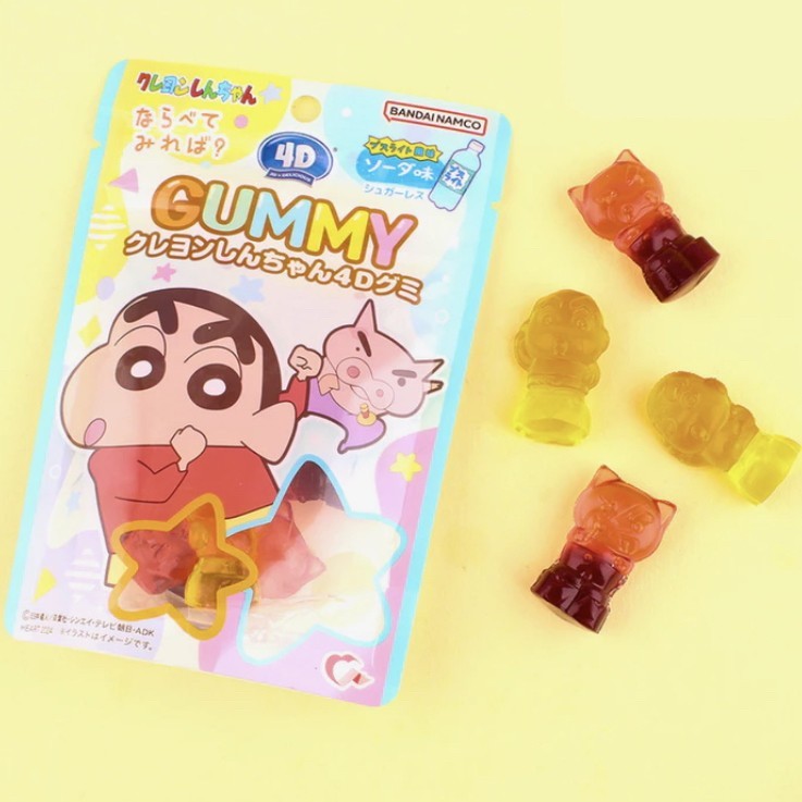 

Crayon Shin-Chan 4D Gummy Candy Soda Flavor 60gr