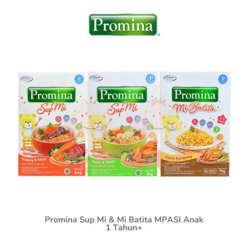 

Promina Sup Mi & Mie Goreng 1 tahun +