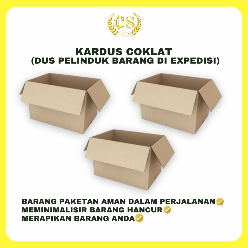 

CS KARDUS COKLAT (DUS PELINDUK BARANG DI EXPEDISI)