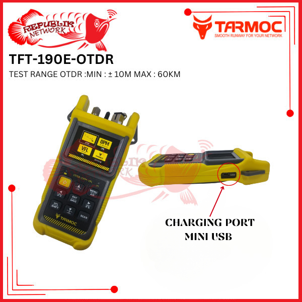 Tarmoc TFT-190E-OTDR | OTDR 1550nm ,OPM,VFL