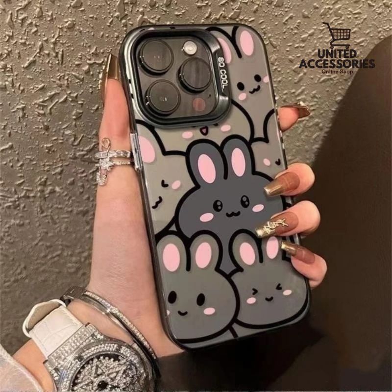 LL32 Premium Matte Case Casing HP Rabbit Cute Untuk Xiaomi Redmi Note 14 4G 5G 14C A1 A2 A3 9 9A 9C 