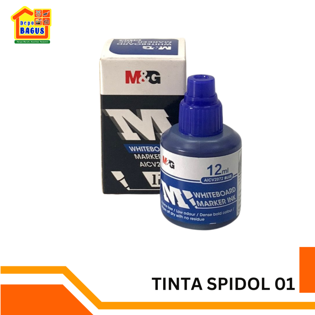 

Tinta Spidol Biru 12ml ,Marker INK, Whiteboard Marker Blue