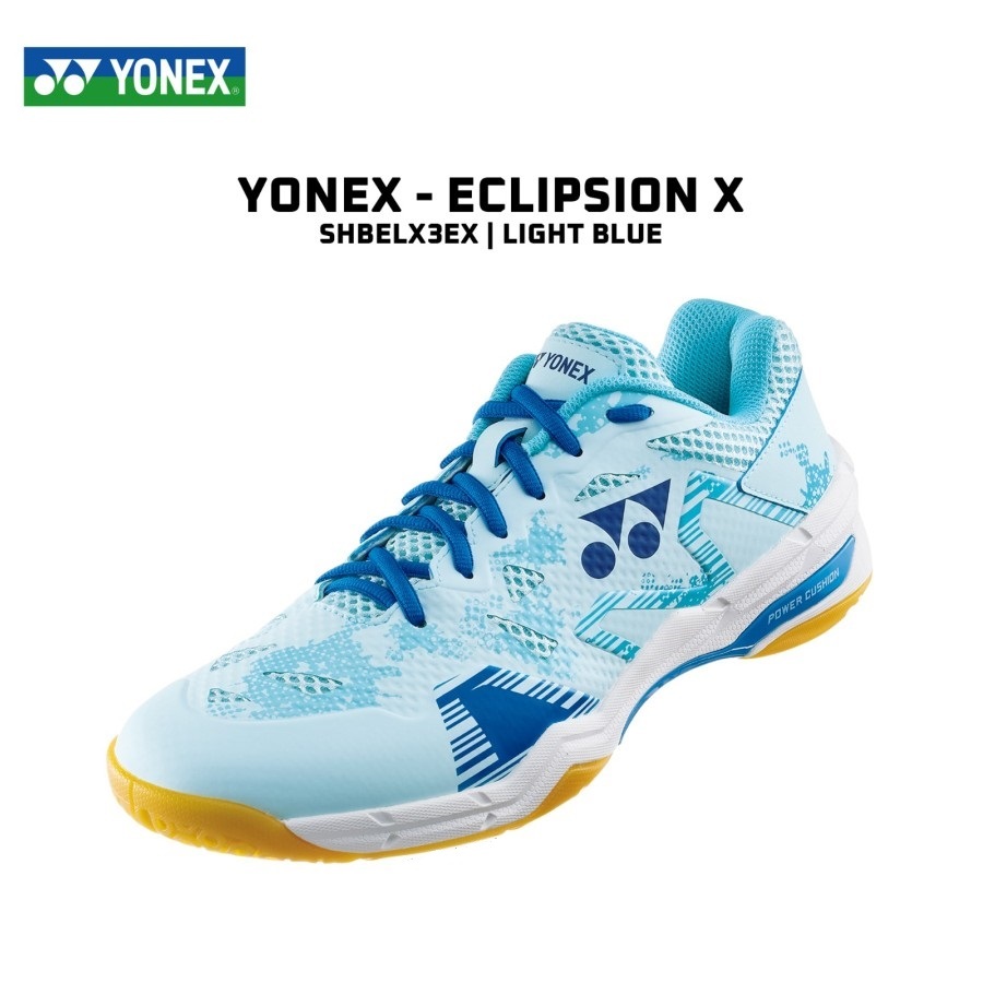 YONEX SHB Eclipsion X3 EX - Light Blue Sepatu Badminton (Original)