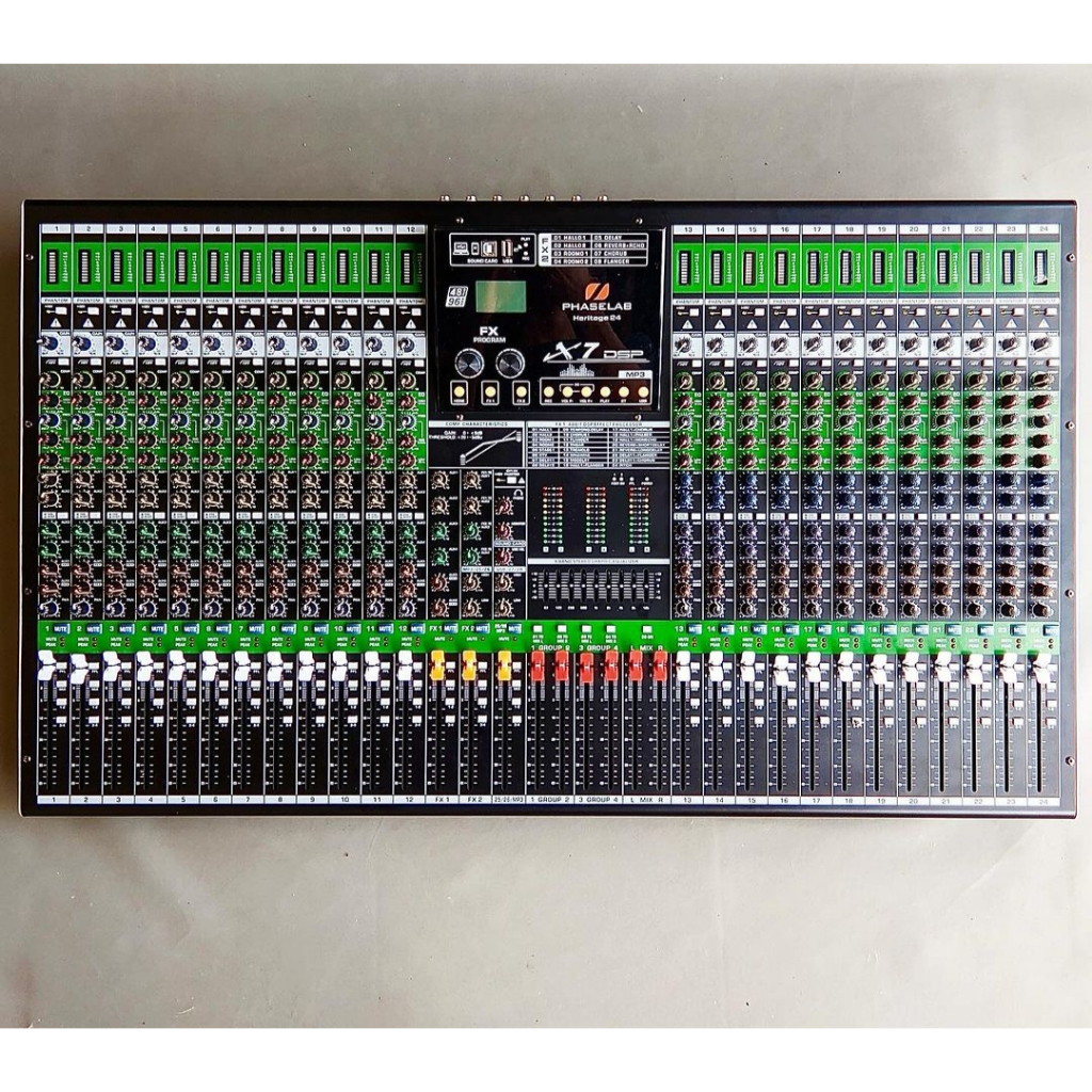 Mixer Audio Phaselab Heritage24 Original 24 Chanel New Double Efek Heritage 24 24Ch 24Channel Channe