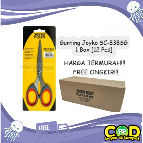 

(12 PCS) Gunting Joyko SC-838 Sedang
