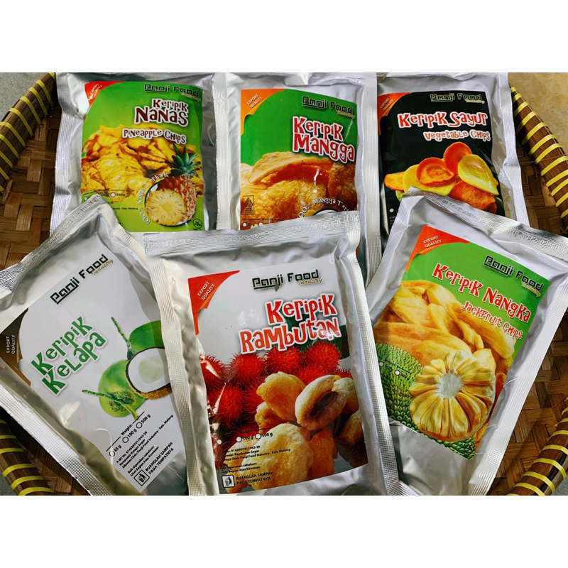 

Keripik Buah dan Sayur Kualitas Ekspor Fruit Chips Vegetable Chips