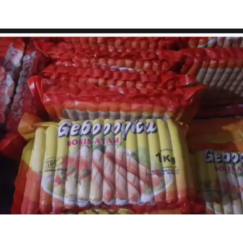 

1kg sosis geboyku isi 40pcs