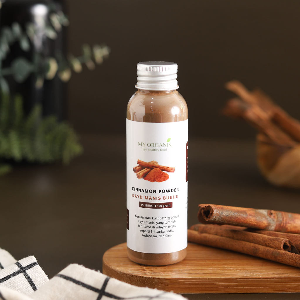 

My Organik Kayu Manis Bubuk Cinnamon Powder Kemasan 50g