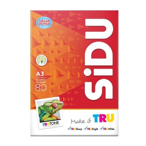 

Kertas HVS 80 A3 Sinar Dunia - Kertas Hvs 80 A3 Sidu / Rim
