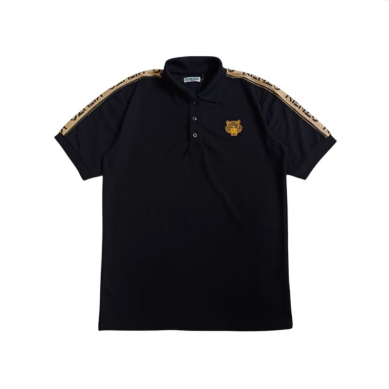 Kaos Polo shirt Kenzo Tiger Taped Bordir