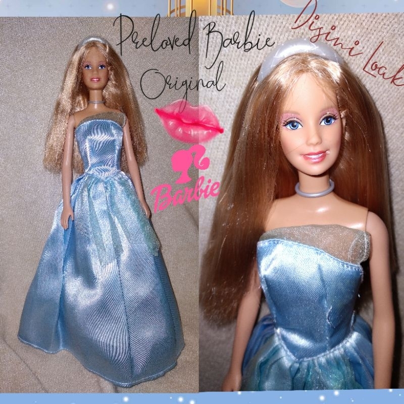 Preloved barbie original vintage 1998 boneka berbie second ori cantik rambut panjang princess mainan