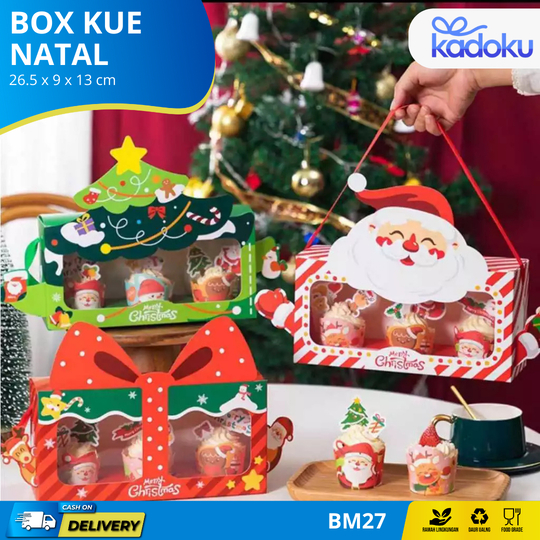 

Kotak Hampers Natal / Box Hampers Natal / Kotak Box Kue Natal / Kotak Kue Natal / Box Cupcake Natal / Kotak Cupcake Natal