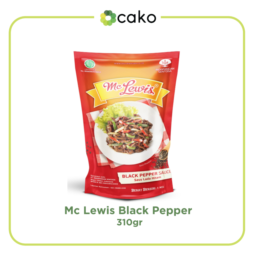 

Mc Lewis Sauce Black Pepper 310gr
