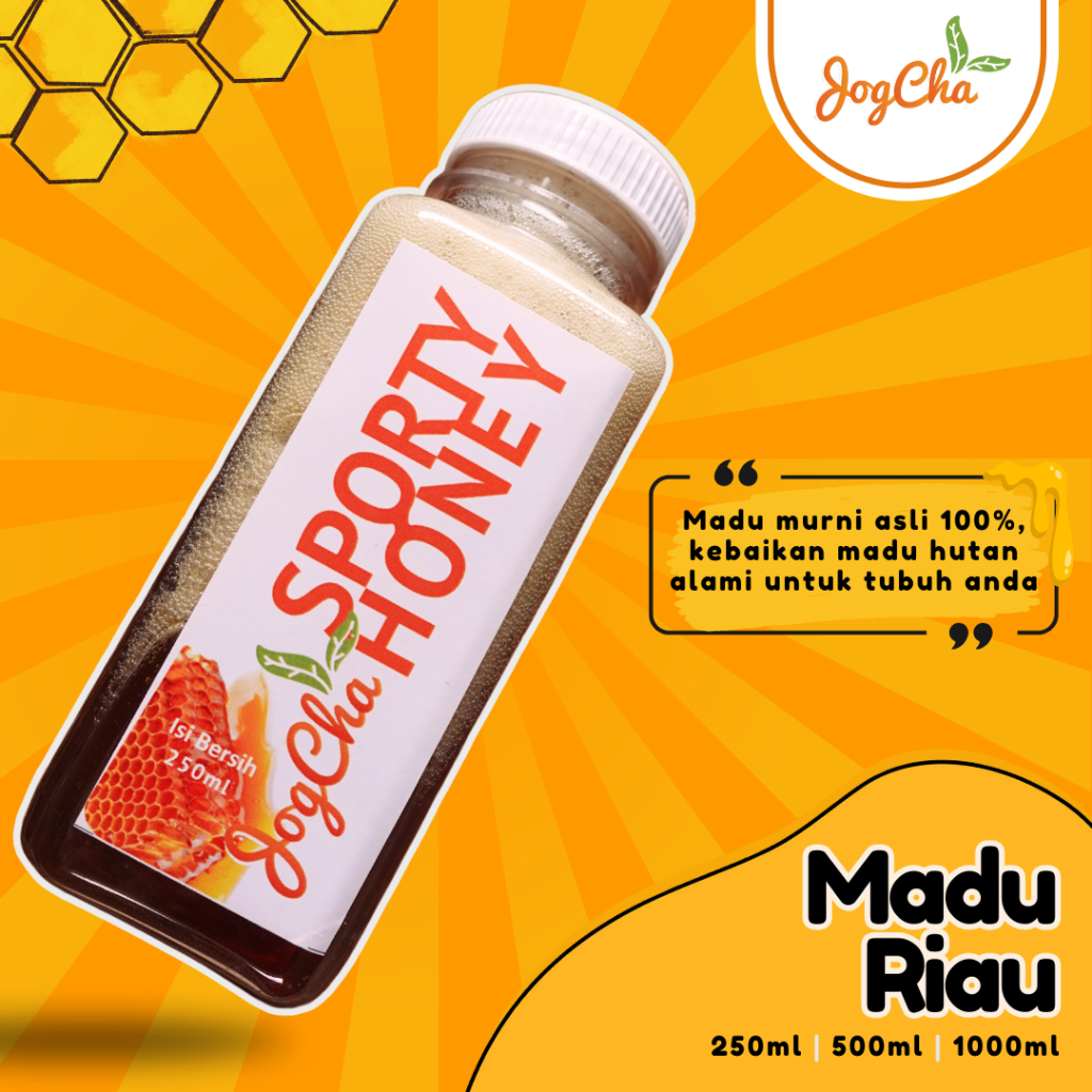 

Madu Murni Asli Riau JOGCHA - 100% Natural Raw Honey Multiflora Hutan Pure Original