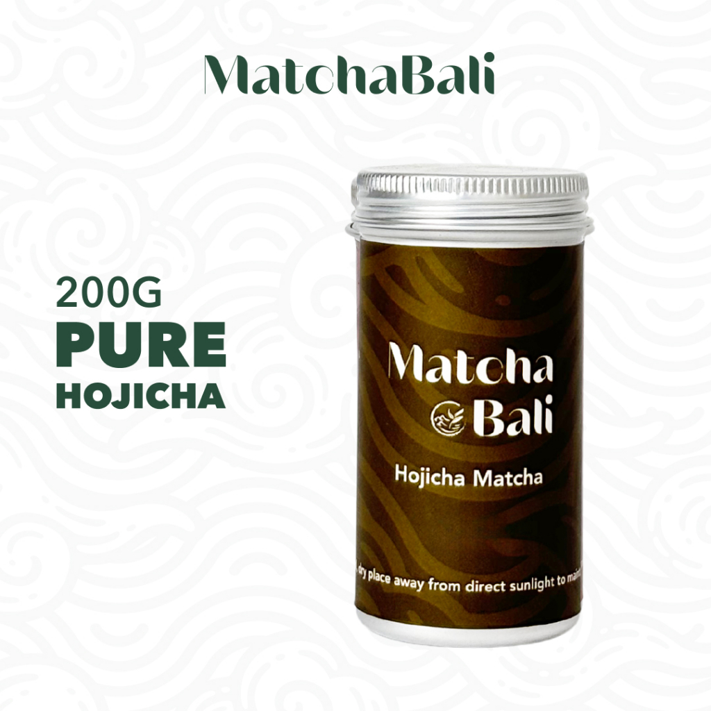 

Hojicha Matcha Powder 200g Tin - 100% Pure Uji Matcha Japan by MatchaBali