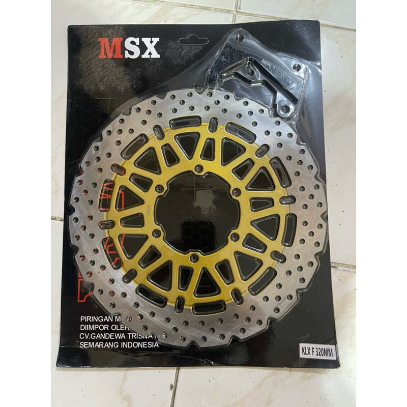 Disk Piringan Cakram Depan KLX 150 Ukuran Besar 320 PNP Plus Breket / Cakram Depan KLX 150 Supermoto