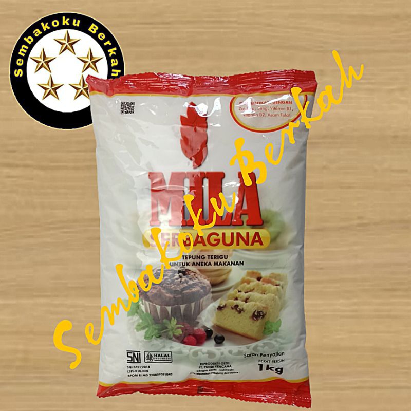Mila Tepung Terigu 1Kg, DUS Isi 10 PCS (GRATIS ONGKIR INSTANT)