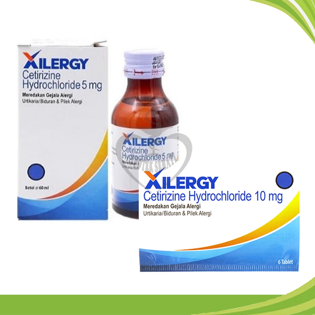 Xilergy Tablet Sirup Obat Mengatasi Pilek Alergi Gatal Biduran