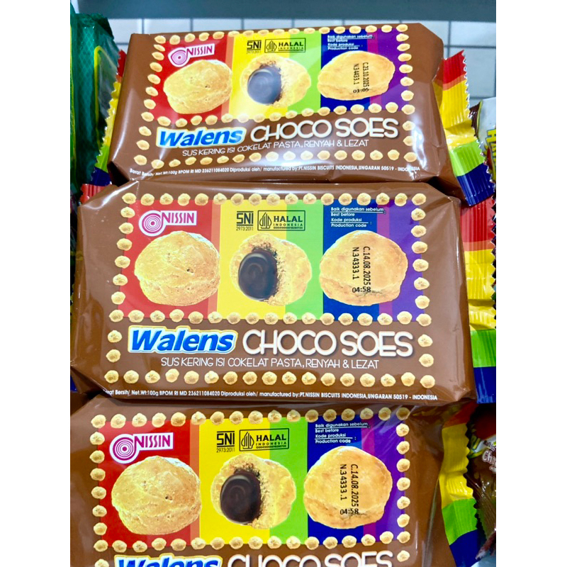 

Nissin Walens choco soes 100g