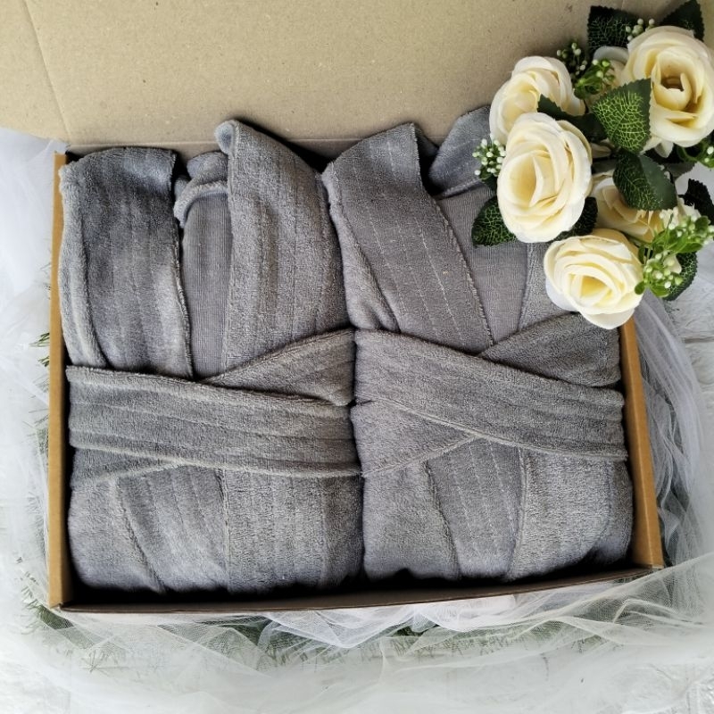 handuk couple/ kimono couple/ kado pernikahan handuk kimono/ hadiah pernikahan handuk couple/ hamper