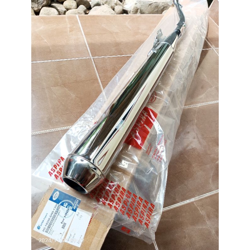 18350-GN5-1300 muffler knalpot honda Astrea grend original aspira