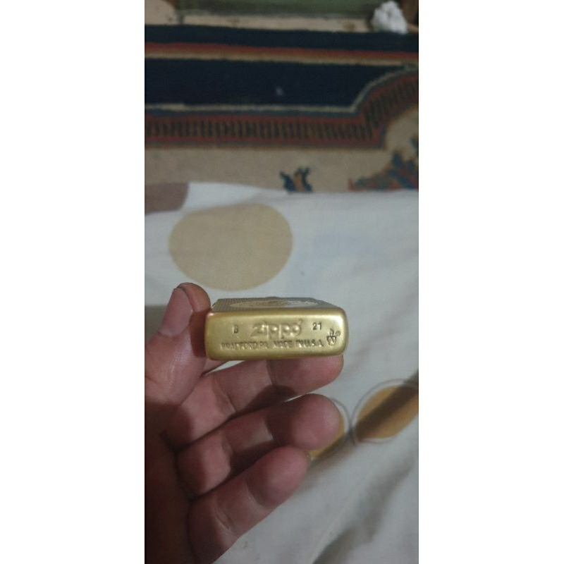 korek api model zippo bekas/zippo